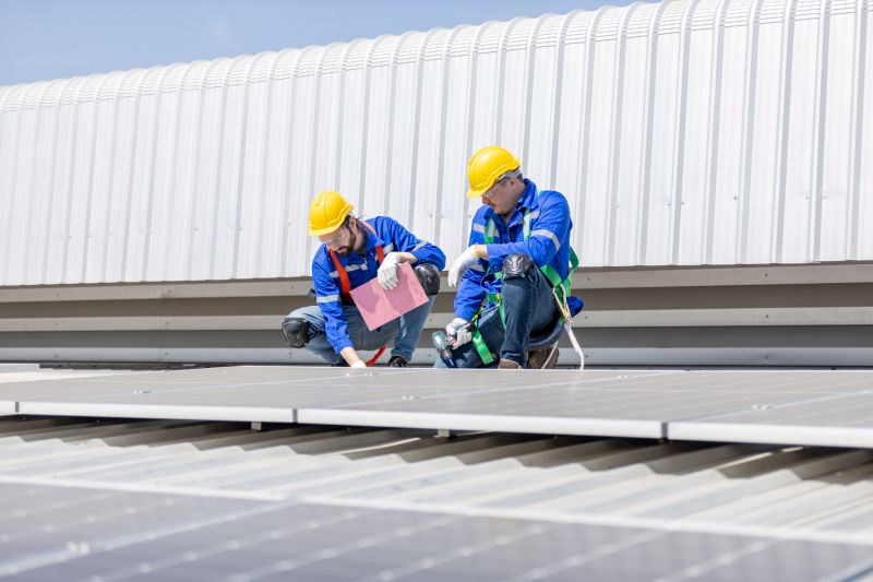Commercial Solar Installation detail