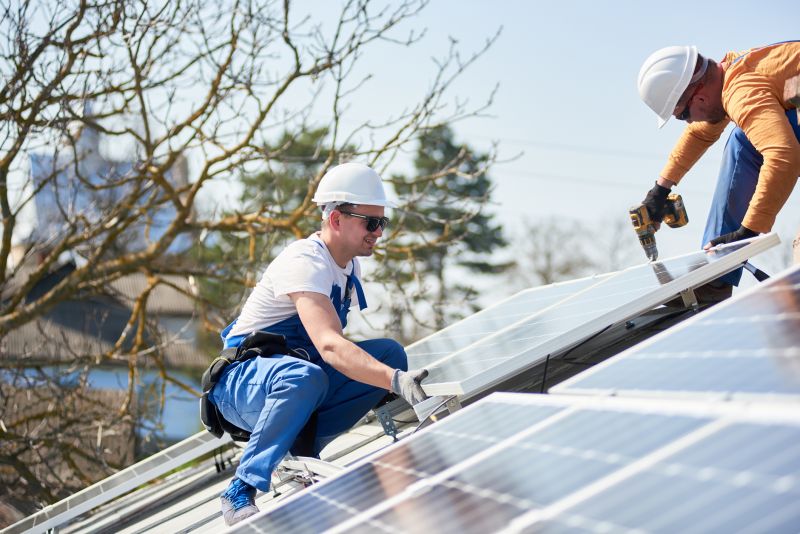Home Solar Panels Installation detail