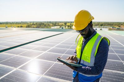 Residential Solar Installation detail