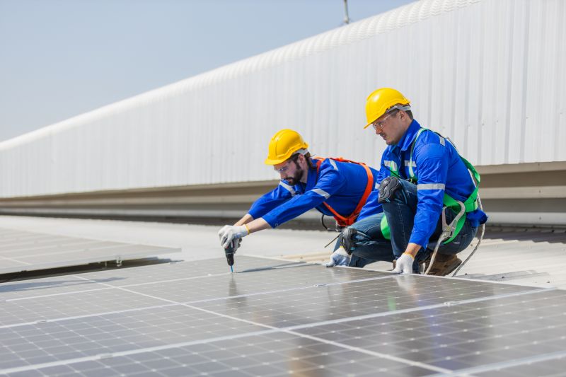 Roof Solar Panel Repair detail